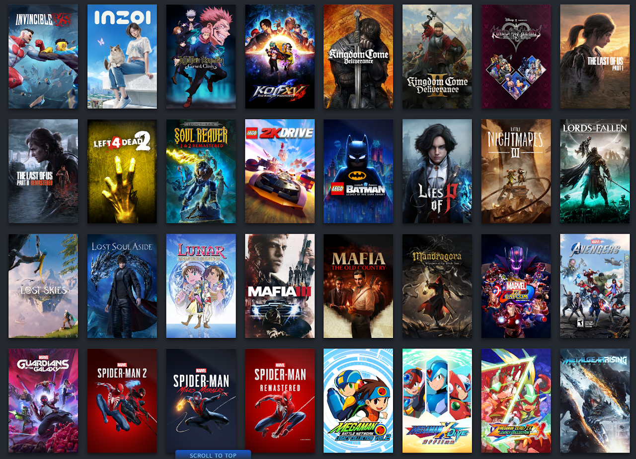 Steam library cover art grid 1